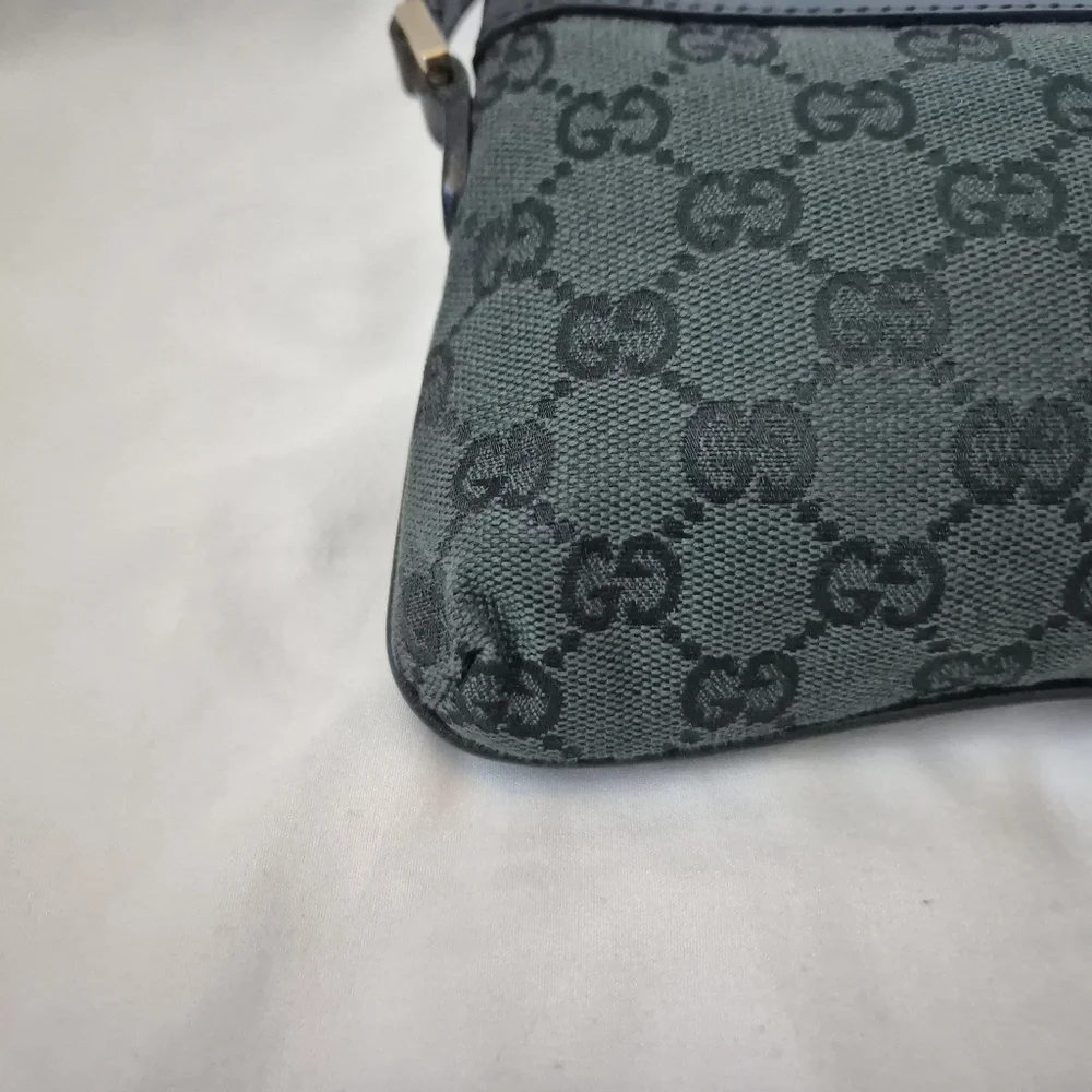 ​PRISTINE Gucci GG Canvas Mini Shoulder Bag – Rare Teal/Green & Black - Picture 3 of 11